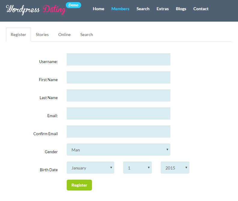 Simpleregistration